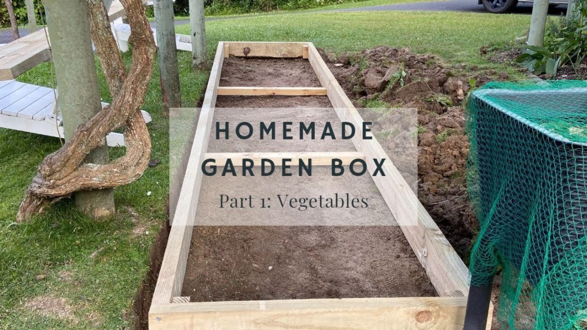 Homemade garden box | Part 1 VEGETABLE GARDEN