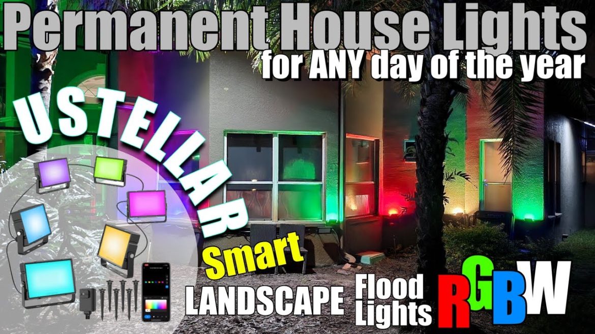 PERMANENT House Landscape/Lighting that is Smart for SEASONS! | USTELLAR RGBW led lighting | GemBand PERMANENT House Landscape/Lighting that is Smart for SEASONS! | USTELLAR RGBW led lighting | GemBand