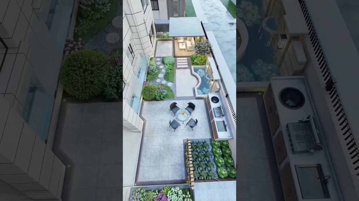 Ultimate small backyard makeover 👆 #shorts