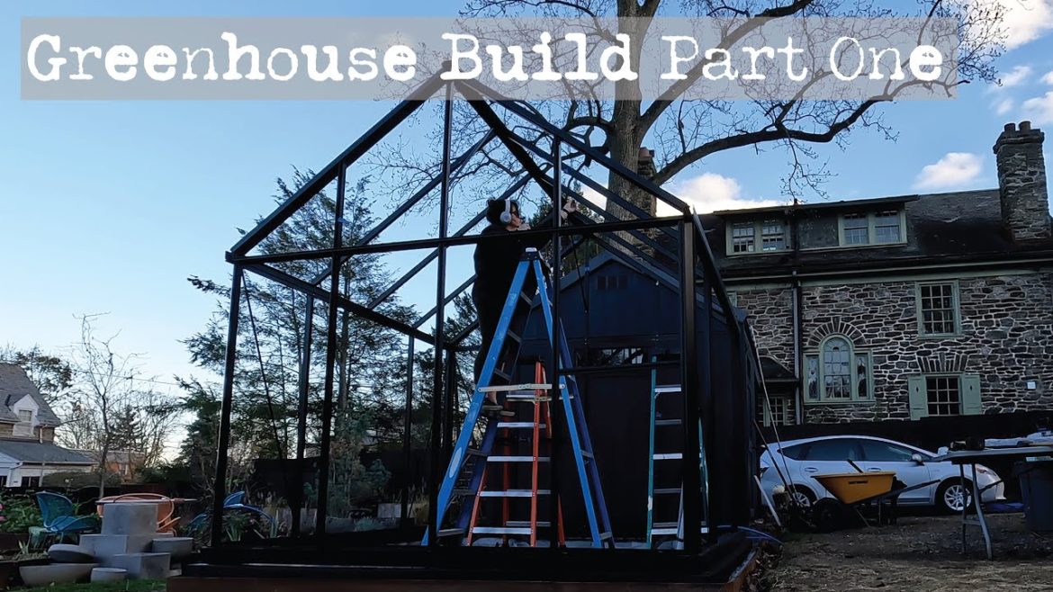 Building My Greenhouse Part One | Timelapse