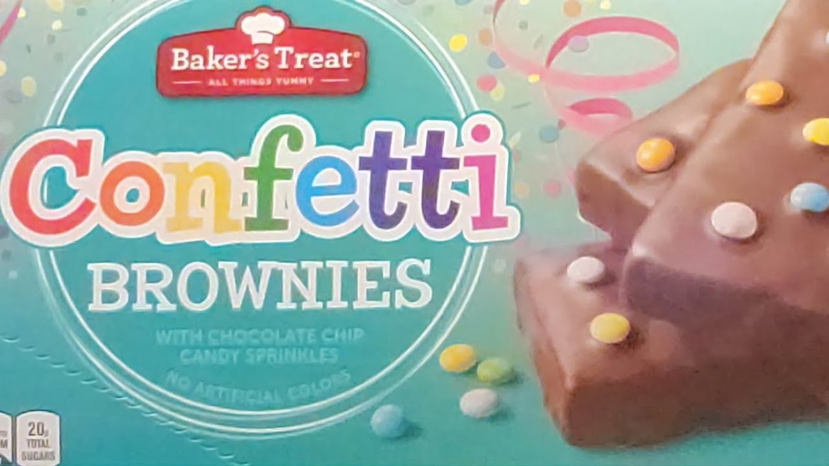 M☕️B! Taste Test! I'm trying Aldi Baker's Treat Confetti Brownies! 🎊 Nice News!🤗What's for dinner?😃 M☕️B! Taste Test! I'm trying Aldi Baker's Treat Confetti Brownies! 🎊 Nice News!🤗What's for dinner?😃