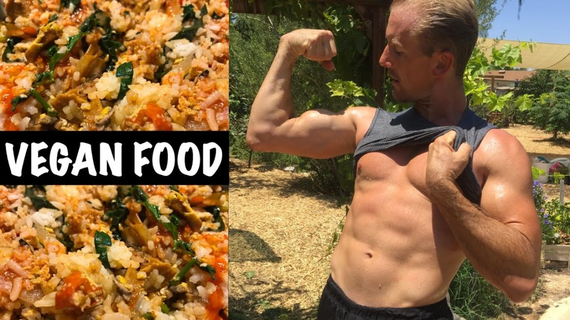 QUICK VEGAN LUNCH - Vegan Athlete Jake Mace Backyard Garden Food
