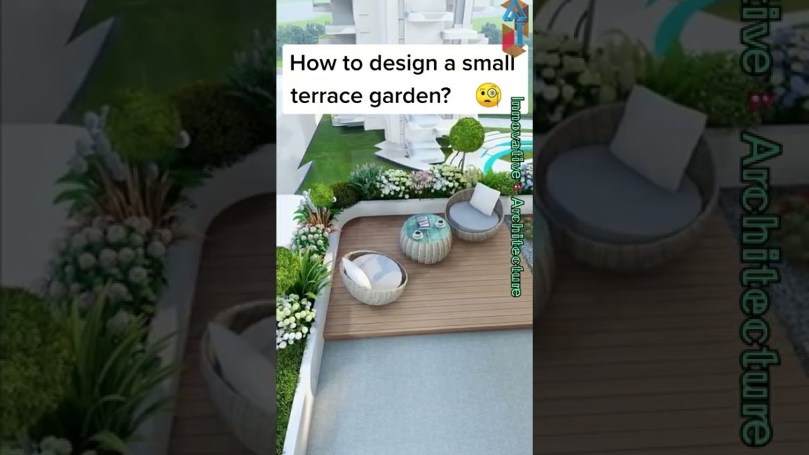 Russian Style Small Terrace garden Design#DIY #architecture #terrace #garden