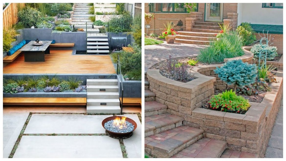 Landscape design ideas: terracing the slopes of the garden plot and backyards!