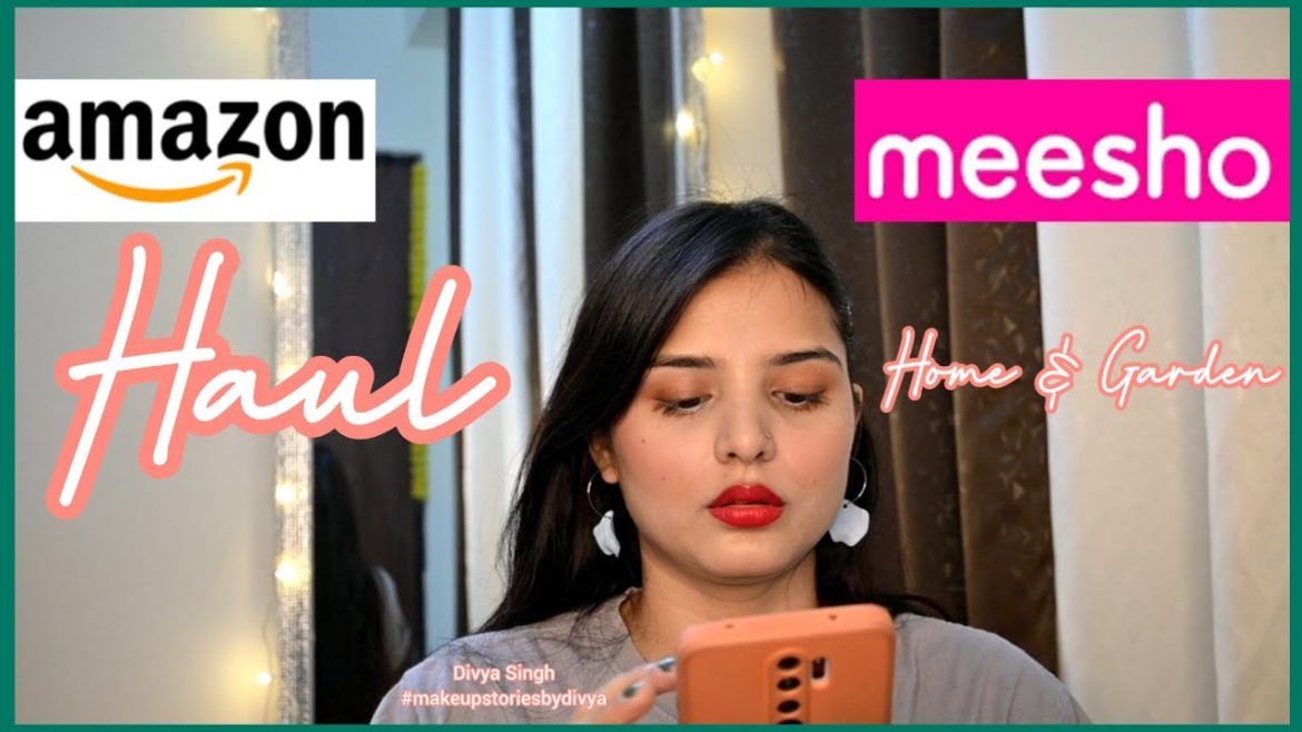 AMAZON MEESHO HAUL|| HOME DECOR & Gardening|| Cheap product for home decor #youtubevideo #homedecor