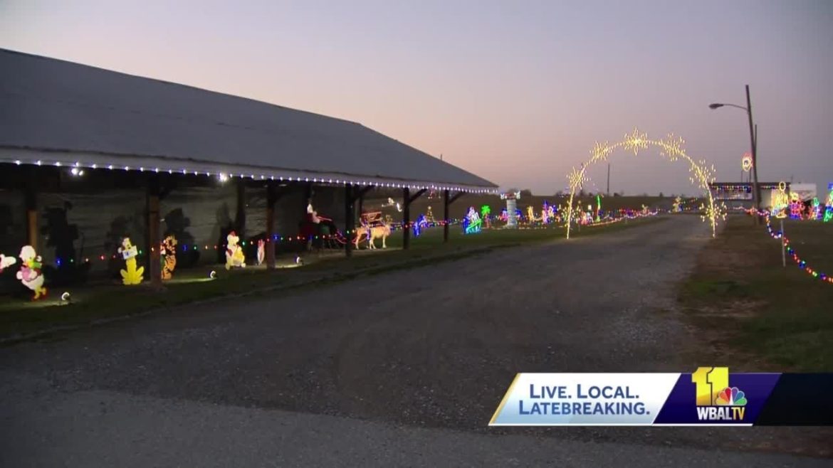 Upperco light display, train garden opens for the holidays