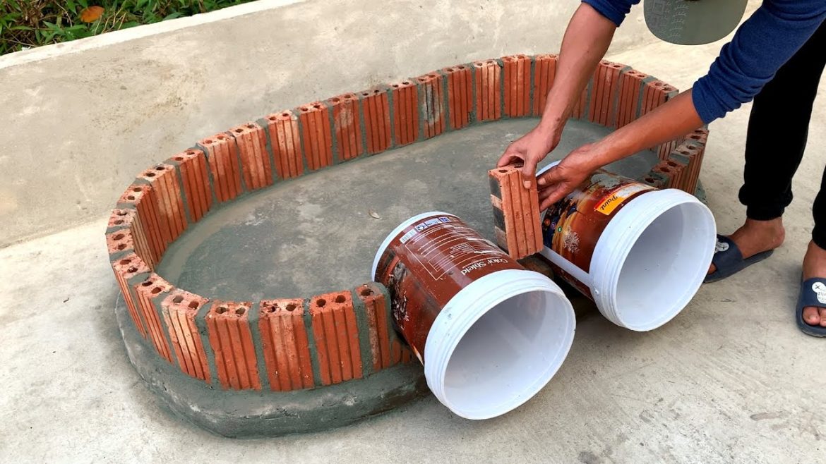 Amazing garden decorations ❤️ CREATIVE CEMENT IDEAS ❤️- Making special aquariums in the garden