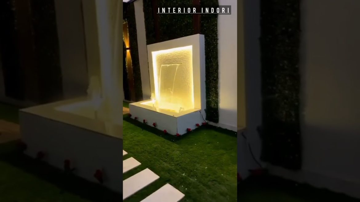 House Exterior 🔥 Garden Design #shorts #ytshorts #interiordesign
