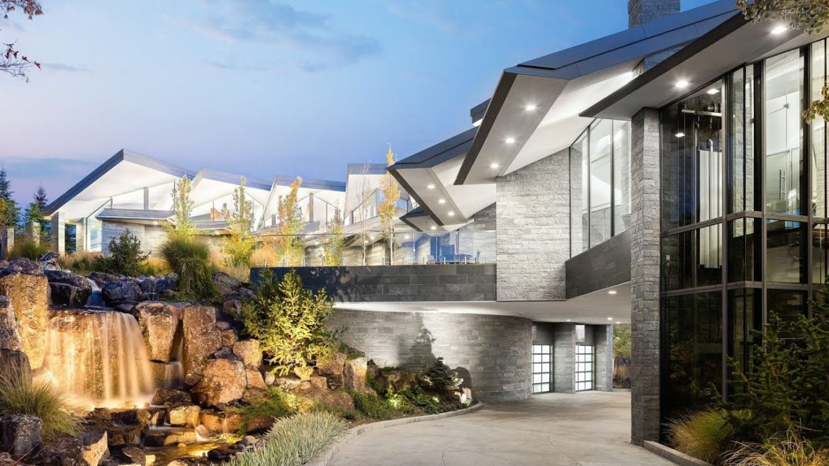 $29M! Uniquely Architectural Masterpiece in Park City by world-renowned Architect Wallace Cunningham