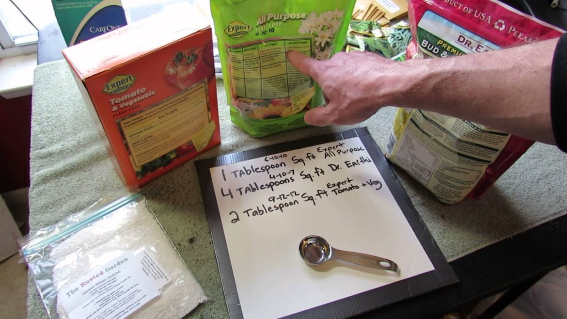 New Gardener Quick Tip: Square Foot Granular Fertilizing Principles for Containers & Earth Beds