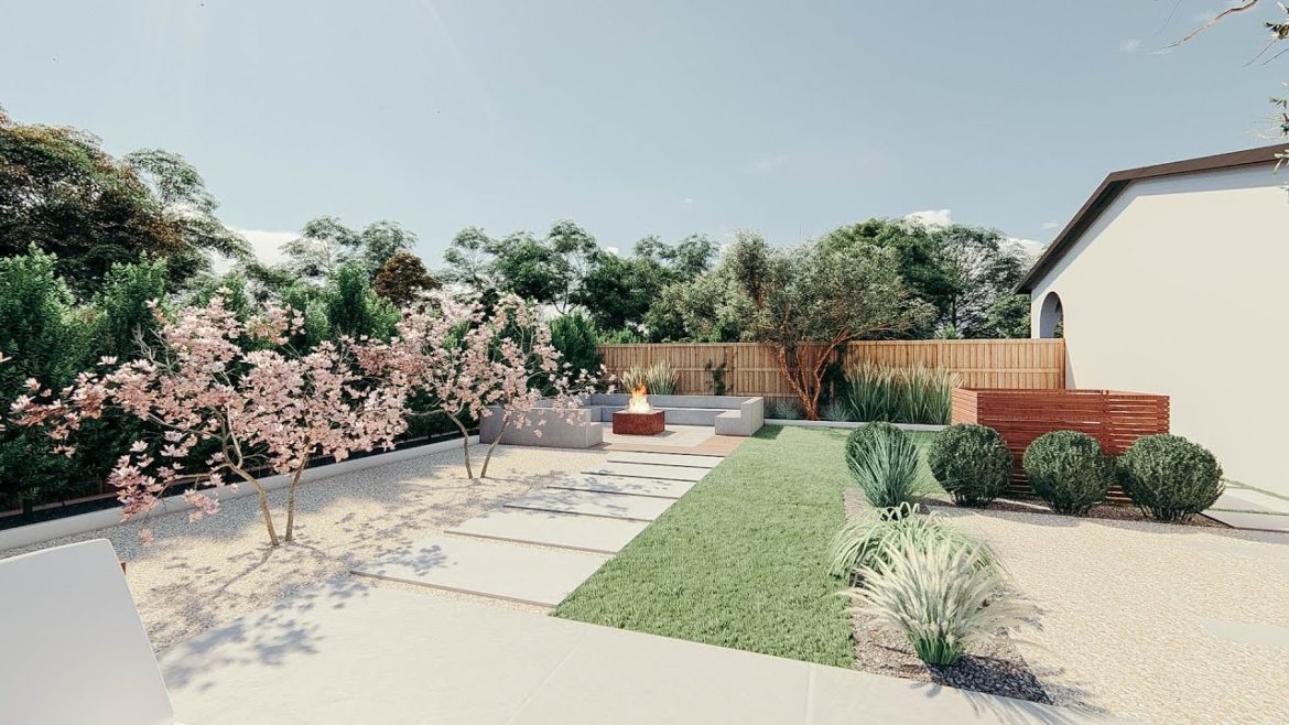 low watering residential landscape design with perfect Geometry low watering residential landscape design with perfect Geometry