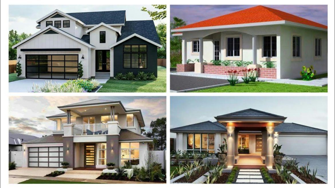 Eye Catching Modern House Designs with Front Garden landscaping |Front Yard Landscaping#home##garden