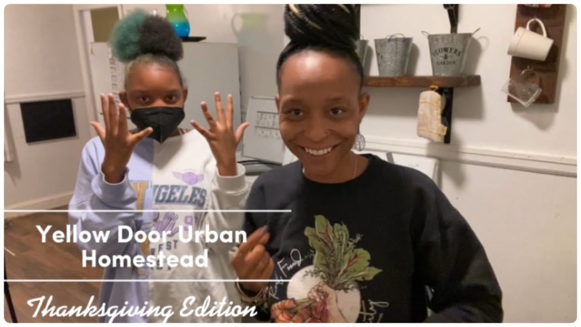 Urban Homestead Living | Thanksgiving Edition - Part 1 (Impromptu Dinner @ Home)