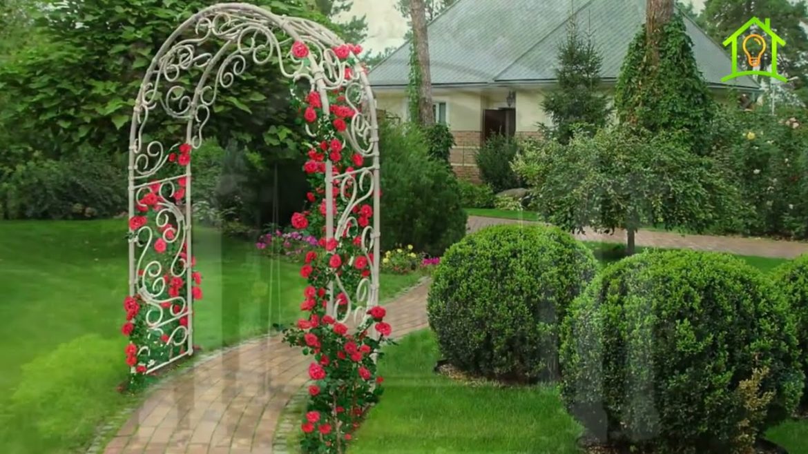 DIY Design ideas Garden arch and pergola in the garden interior DIY Design ideas Garden arch and pergola in the garden interior