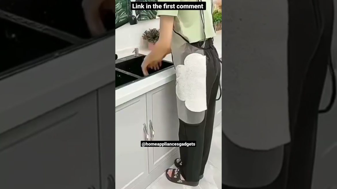 Leeonz Cooking Apron | Adjustable Waterproof Chef Apron with Pocket, #shorts #homeappliancesgadgets