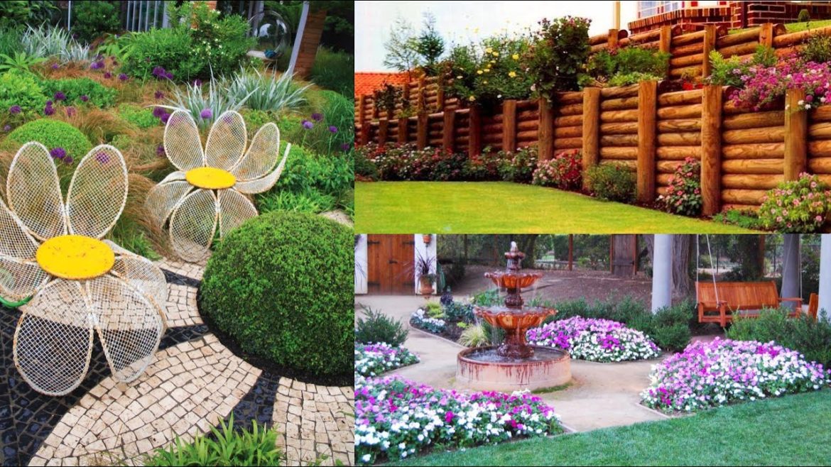 60 Garden Design and Flower Decoration Ideas 2022 - Creative Backyard and Landscape #36