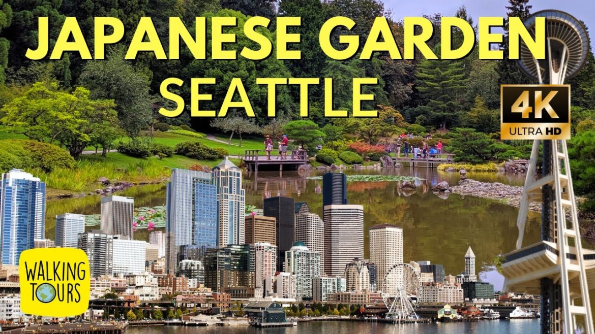 Japanese Garden in Seattle | 4K Walking Tour