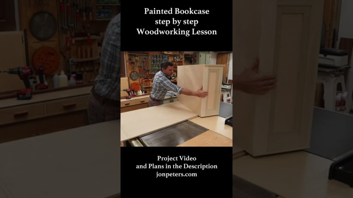 Painted Bookcase – an Introduction to Woodworking Project by Jon Peters Painted Bookcase - an Introduction to Woodworking Project by Jon Peters