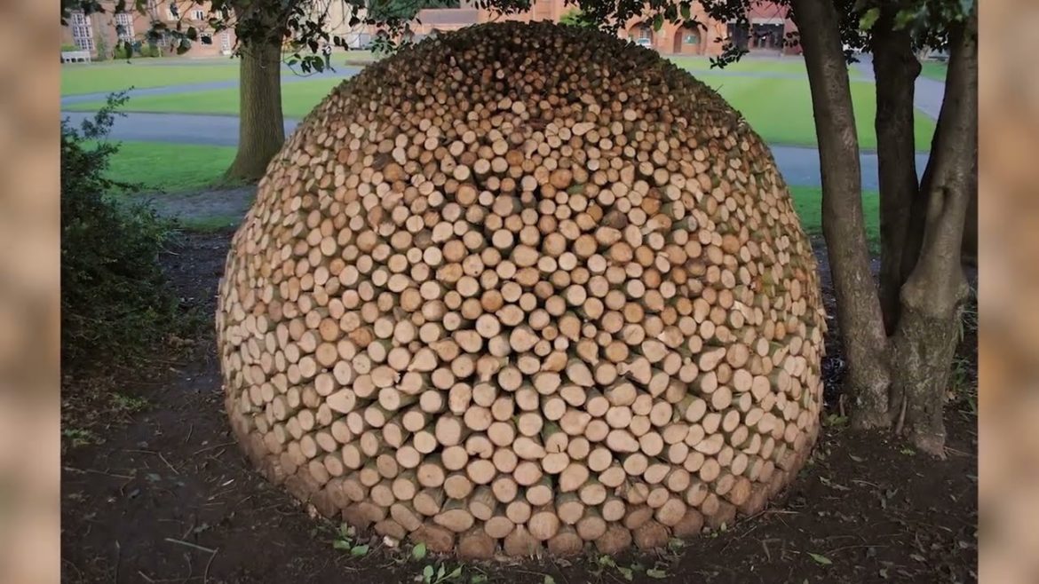 Modern Unusual Firewood Storage Ideas outside the house! 70 examples for inspiration! Part 2
