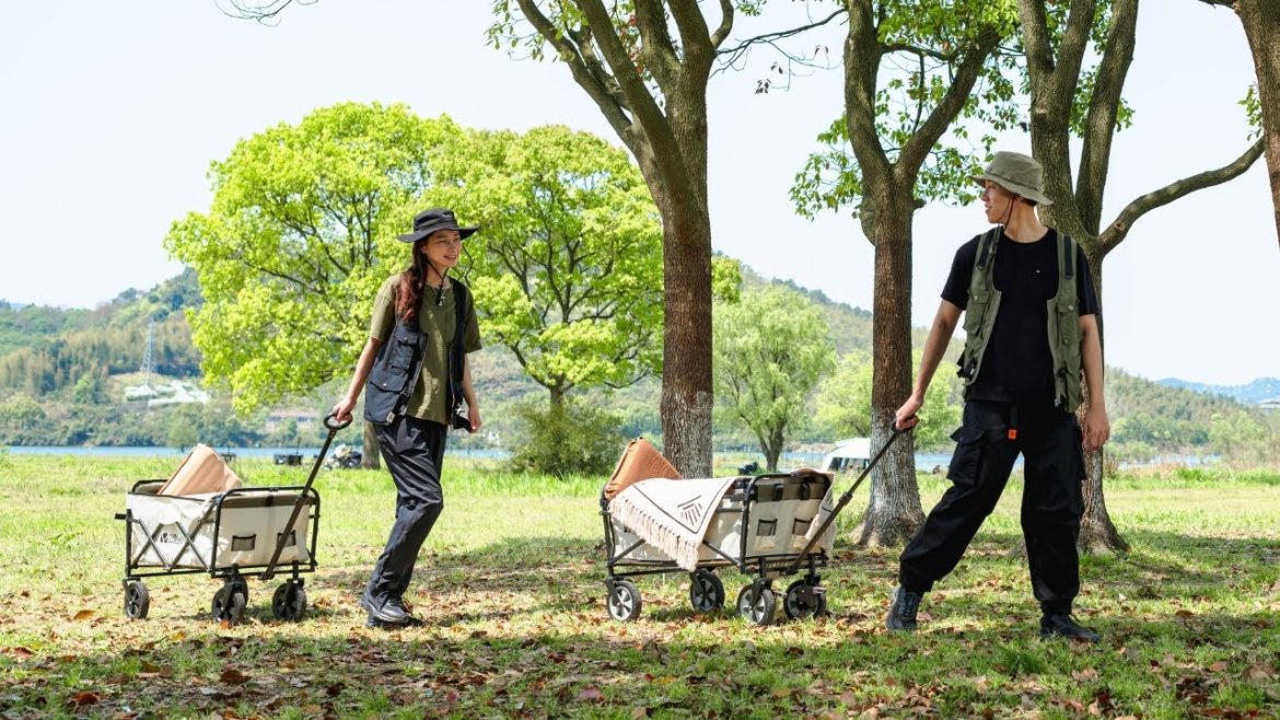 Mobi Garden Product – Xing Ji Folding Wagon With Brake Mobi Garden Product - Xing Ji Folding Wagon With Brake