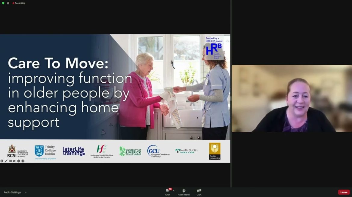 Care To Move: improving function in older people by enhancing home support (Webinar) Care To Move: improving function in older people by enhancing home support (Webinar)