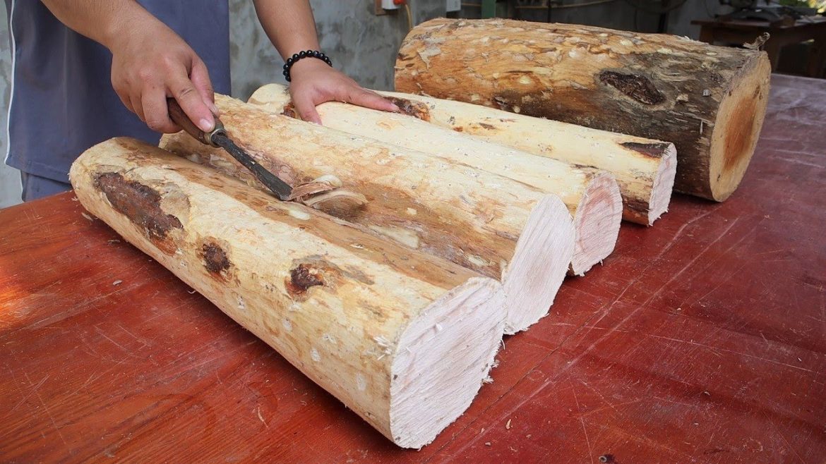 Interesting Woodworking Ideas From Wood Strips // A Coffee Table With A Strange Design Interesting Woodworking Ideas From Wood Strips // A Coffee Table With A Strange Design