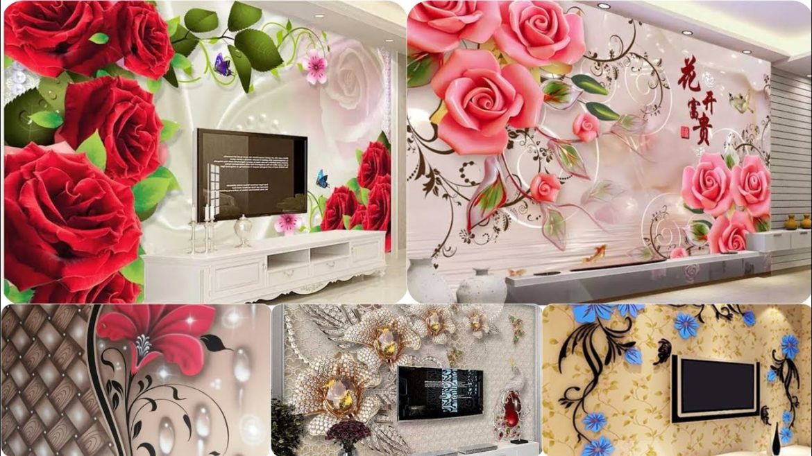 bedroom decor wallpaper design ideas // 10 Modern Wallpaper Design #viral #art #beautiful