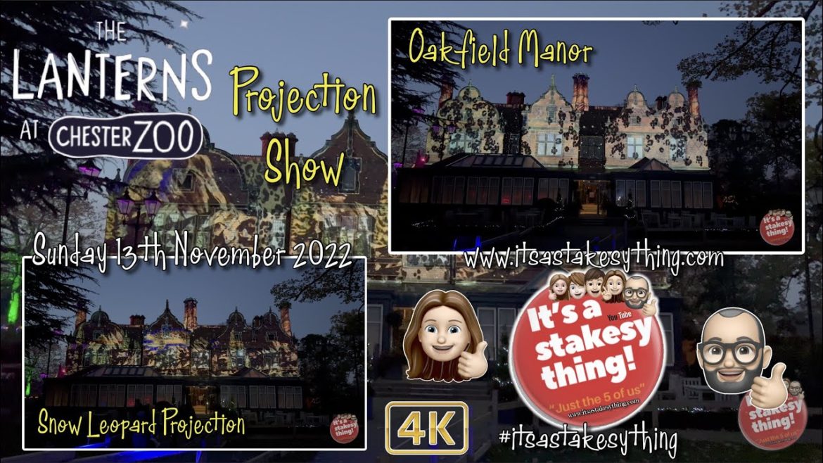 Projection Show, Snow Leopard, The Lanterns at Chester Zoo #itsastakesything