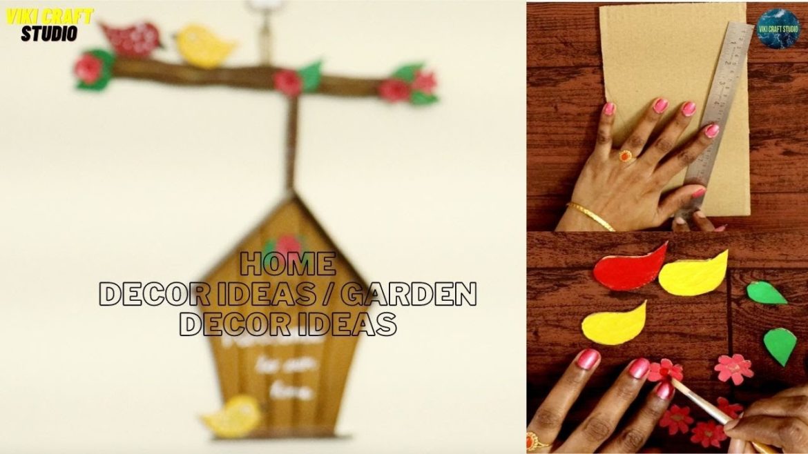 HOME DECOR IDEAS | GARDEN DECOR IDEAS | DIY CRAFT | VIKI CRAFT STUDIO