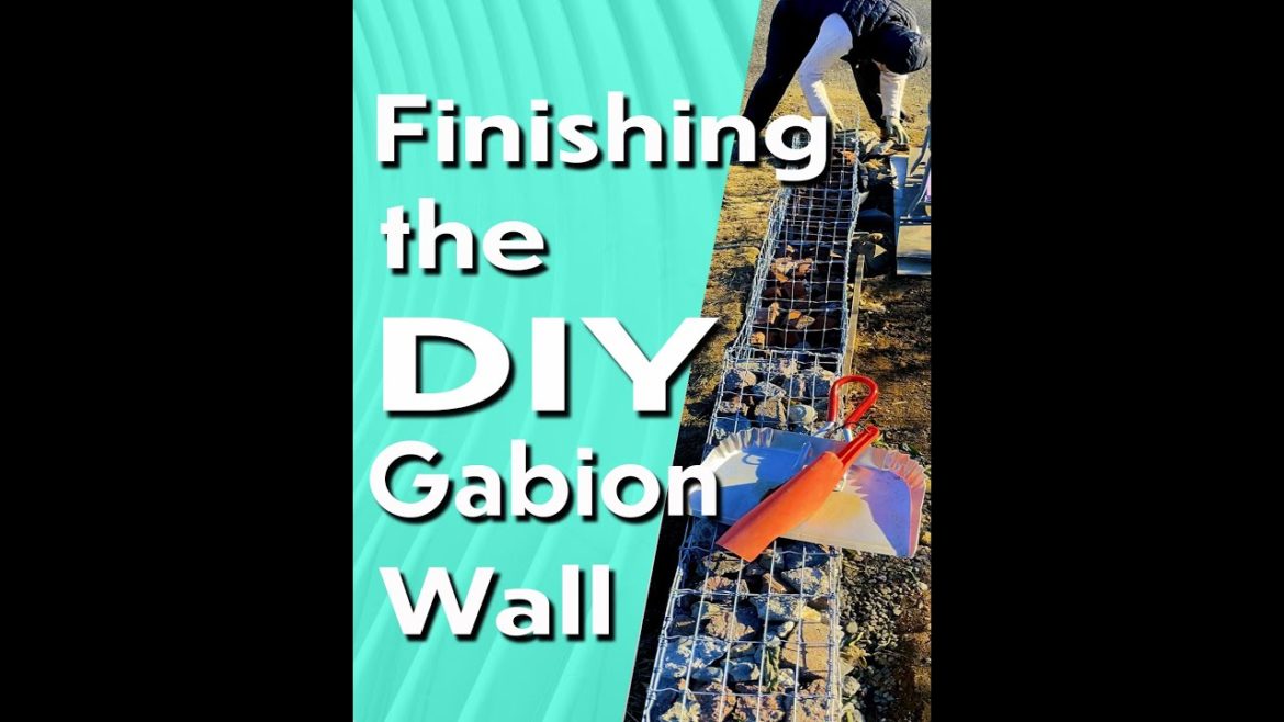 Finishing the DIY Gabion Wall 🛠🏢🏡