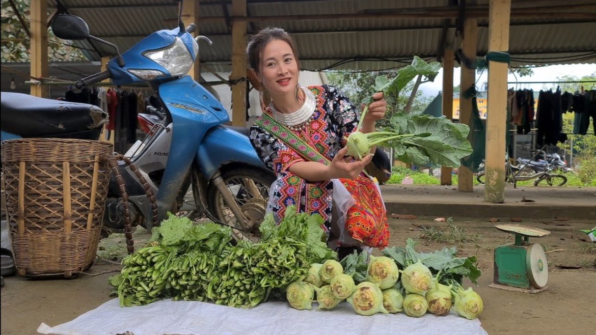 Harvest Kohlrabi Bring It To The Market To Sell For Unexpected Income, king kong amazon, Episode 288