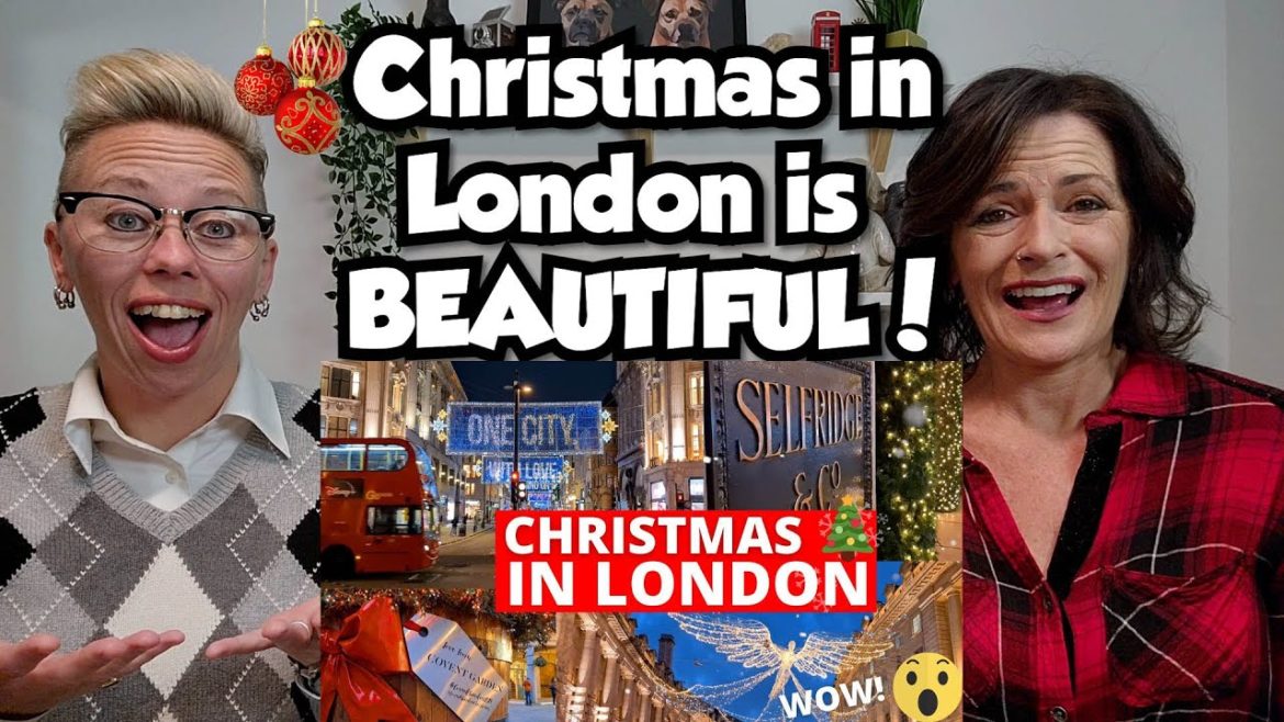 American Couple Reacts: Christmas in London!! FIRST TIME REACTION! *ABSOLUTELY INCREDIBLE!*