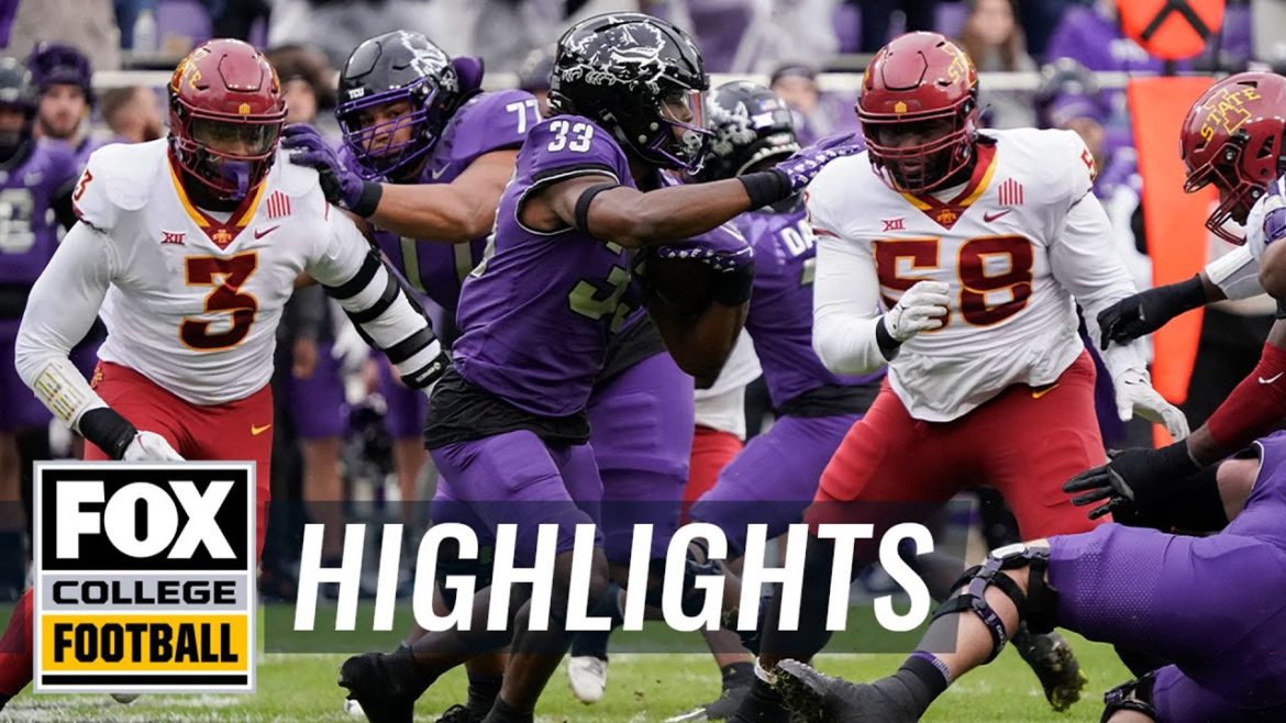 Iowa State vs. No. 4 TCU Highlights | CFB on FOX Iowa State vs. No. 4 TCU Highlights | CFB on FOX