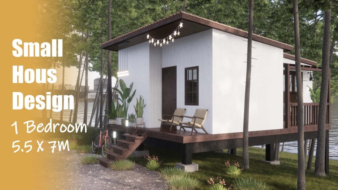 Small House Design Ideas | 1 Bedroom | 5.5m x 7m