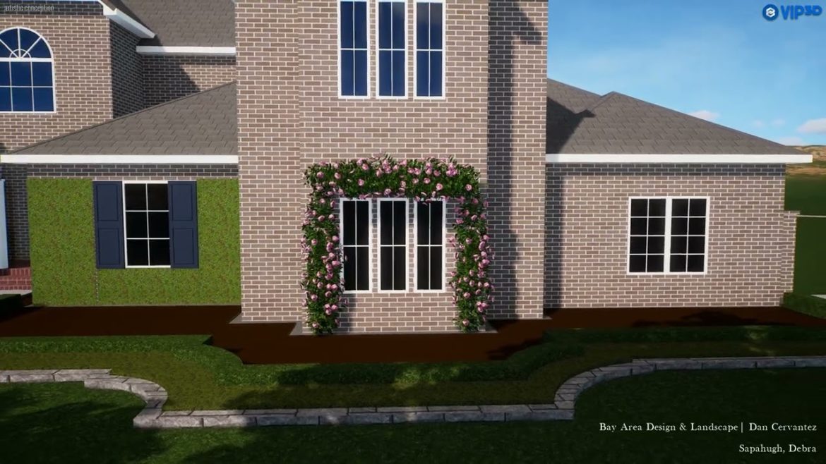 Saphaugh: Front yard rendering