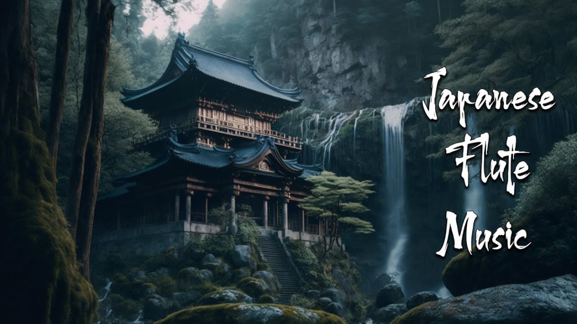 Peaceful Japanese Temple - Beautiful Japanese Flute Music For Relaxation, Meditation, Healing