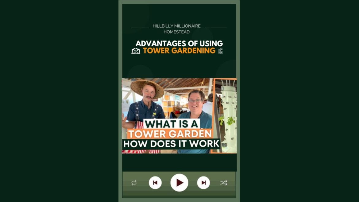 Benefits of Tower Gardening in 2022 #Shorts #gardening #garden