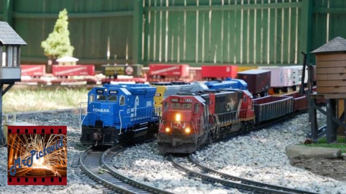 A&M Garden Railway G Gauge Trains 07/10/2022 Large Scale Trains In The Backyard