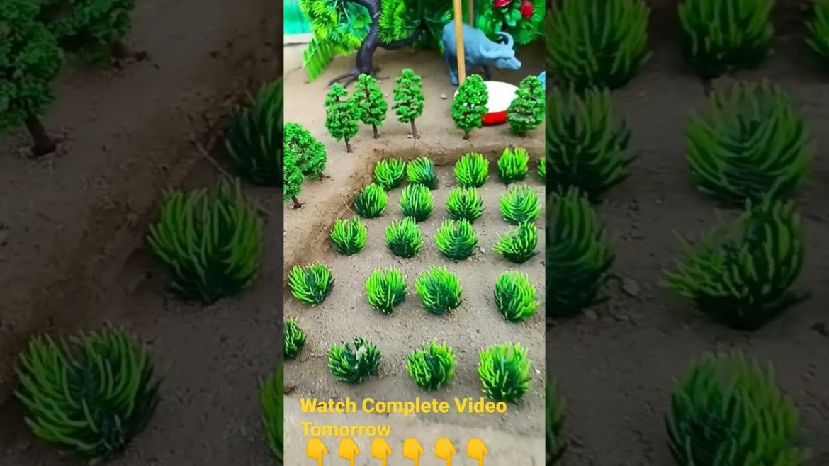 DIY how to make cow shed | house of animals | horse house – cow shed | mini hand pump |mini tractor