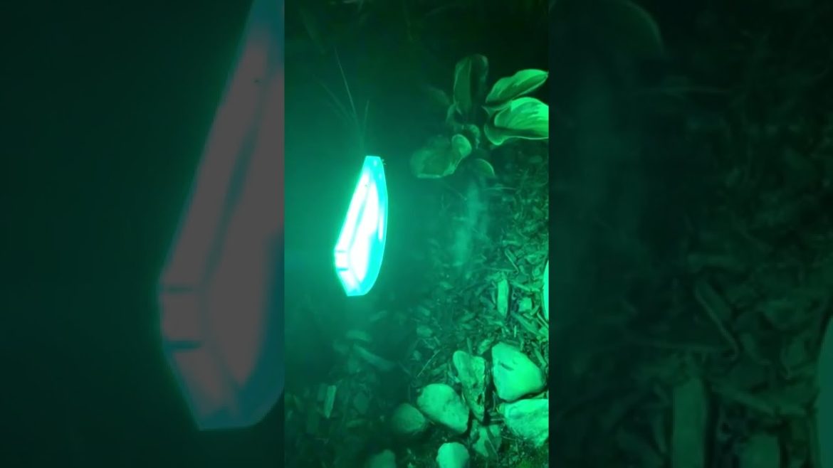 Customer Reviews Kyosho Multicolor Solar Spot LED Lights Outdoor  Color Changing Halloween Christmas