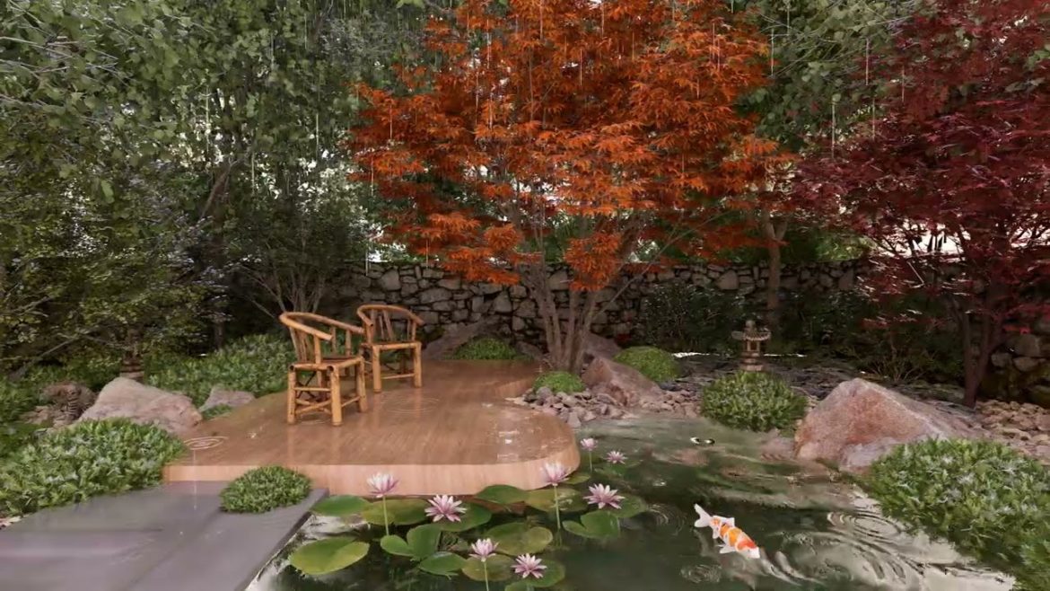 Landscape Garden Design Visualization (R5 render) test