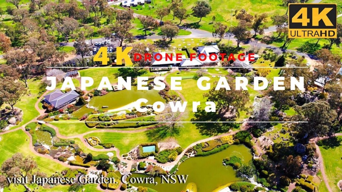 4K Relaxing DRONE FOOTAGE | COWRA JAPANESE GARDEN (LARGEST in Southern Hemisphere) | NSW Local Gems 4K Relaxing DRONE FOOTAGE | COWRA JAPANESE GARDEN (LARGEST in Southern Hemisphere) | NSW Local Gems