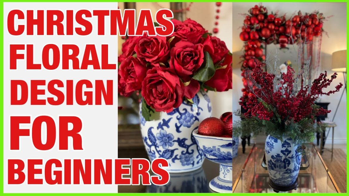 CHRISTMAS DECORATE WITH ME / Christmas Floral Design For Beginners / Ramon At home Christmas 2022