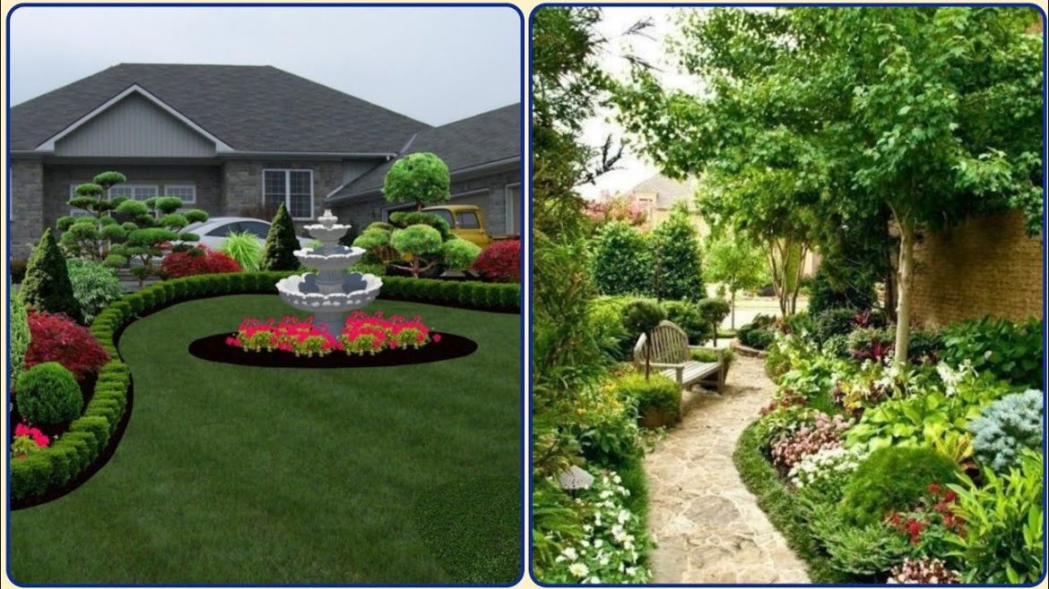 Unique Side Garden - landscaping Outdoor Garden Design Ideas