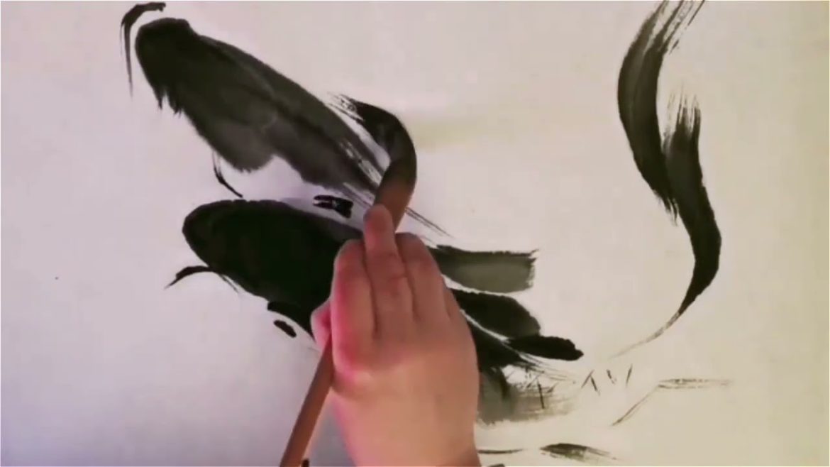 Carp fish – Ink wash painting Carp fish - Ink wash painting