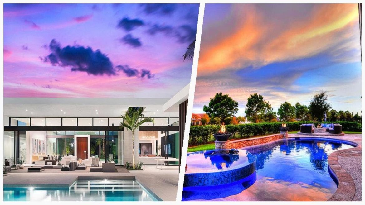 75 Purple Backyard Pool Design Ideas You'll Love ⭐️