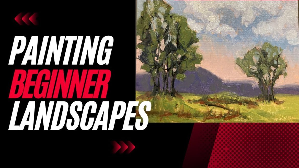 Painting Beginner Landscapes (The Steelyard Composition)