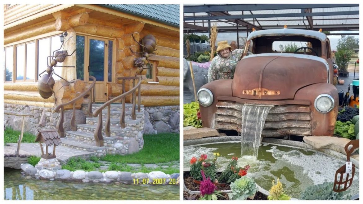 Beautiful garden sculptures made with your own hands! 28 ideas of small architectural forms Beautiful garden sculptures made with your own hands! 28 ideas of small architectural forms