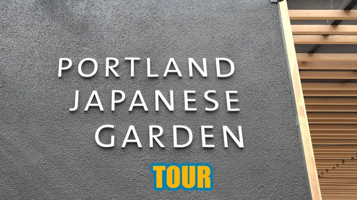 Portland Japanese Garden [Tour 4k] - Portland Oregon