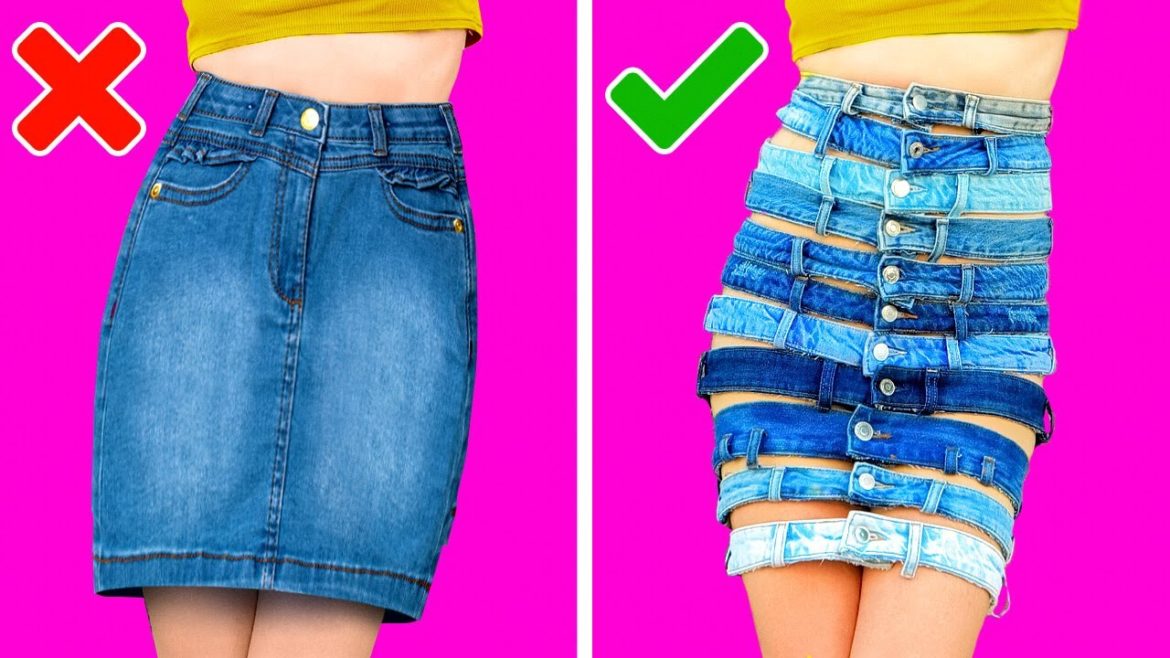 LIVE: Amazing Hacks to Turn Your Old Clothes Into Stylist Outfits